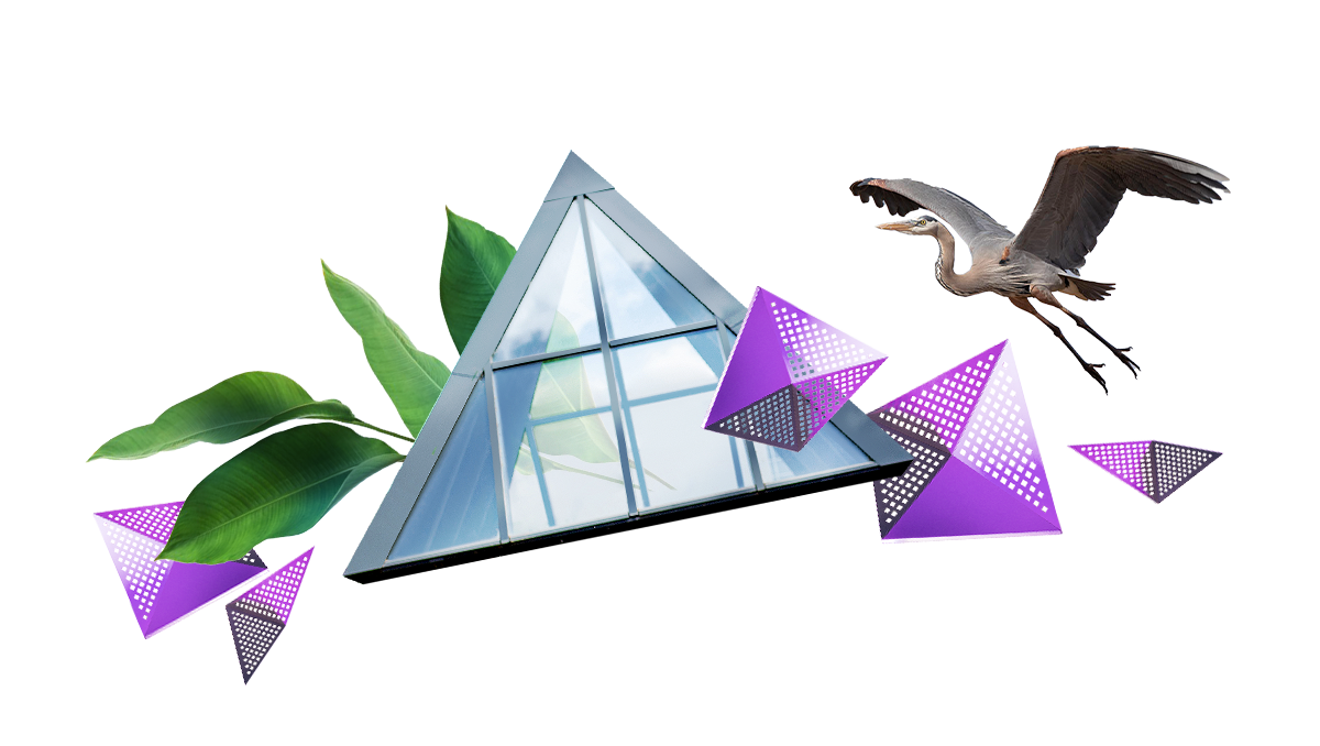 Composite image of campus features
