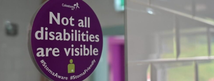 Not all disabilities are visible sign