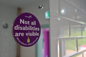 Not all disabilities are visible sign